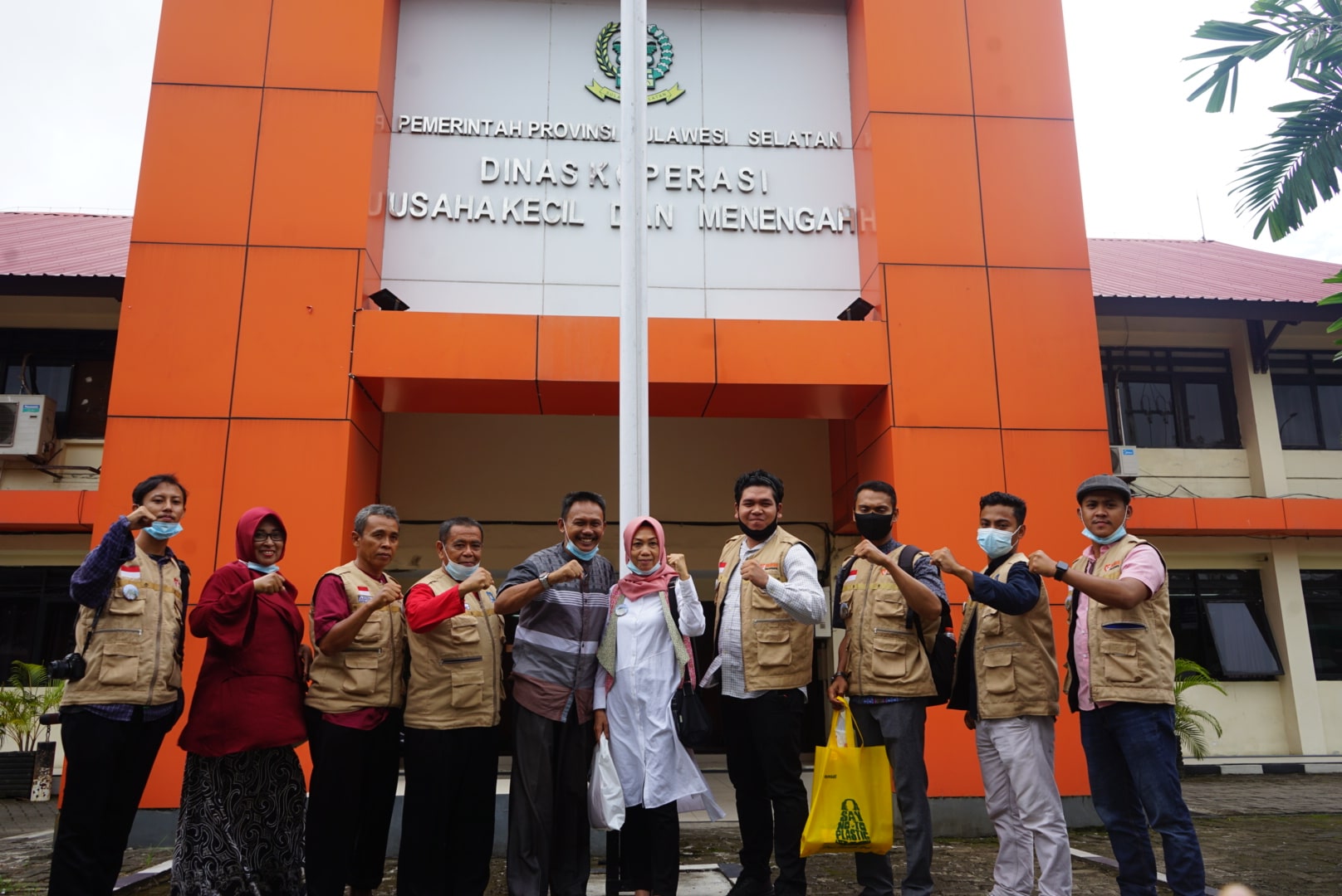 Kunjungan Kepala Desa Bersama Rombongan ke Dinas Koperasi dan UKM Provinsi Sulawesi Selatan