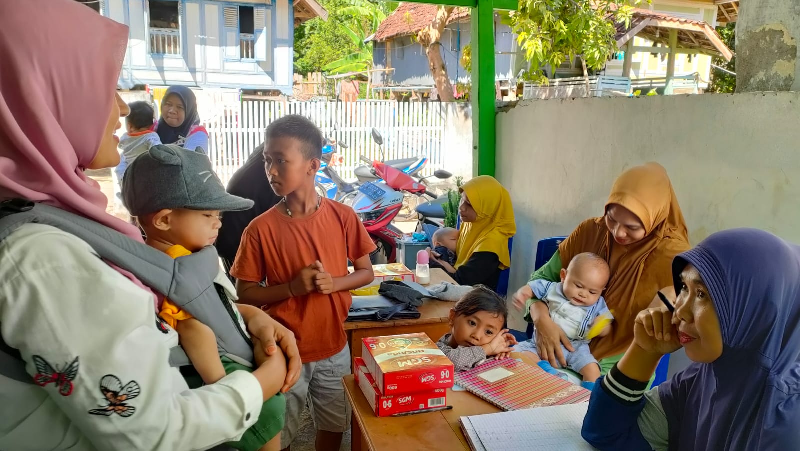 Kegiatan Posyandu Kancil Desa Bira Bulan Desember