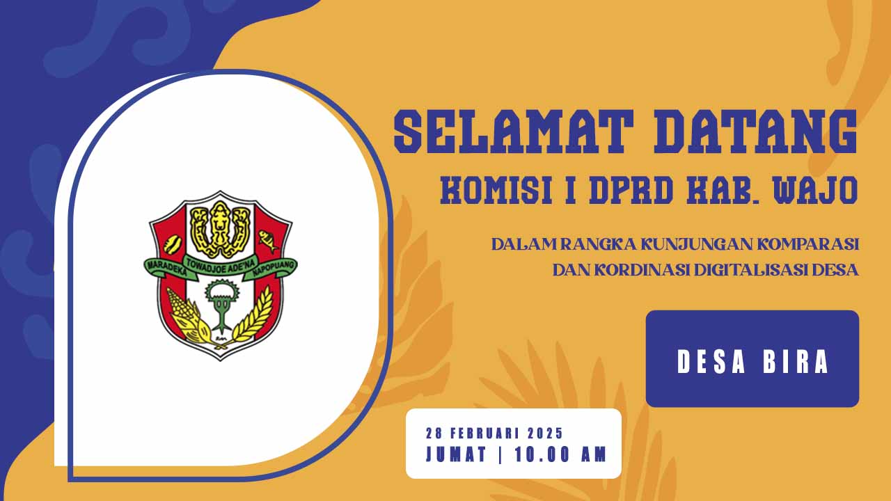 SELAMAT DATANG KOMISI I DPRD KAB WAJO